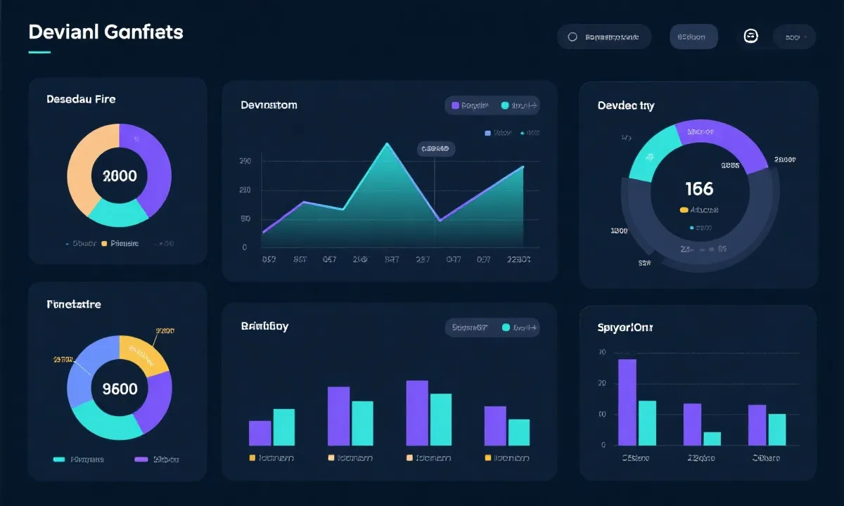 统计看板示意图